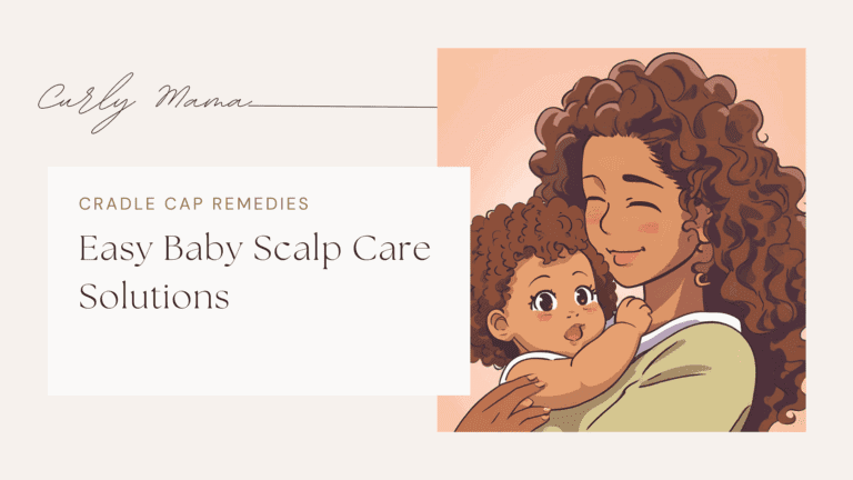 A image of a mother tenderly embracing her toddler with curly hair