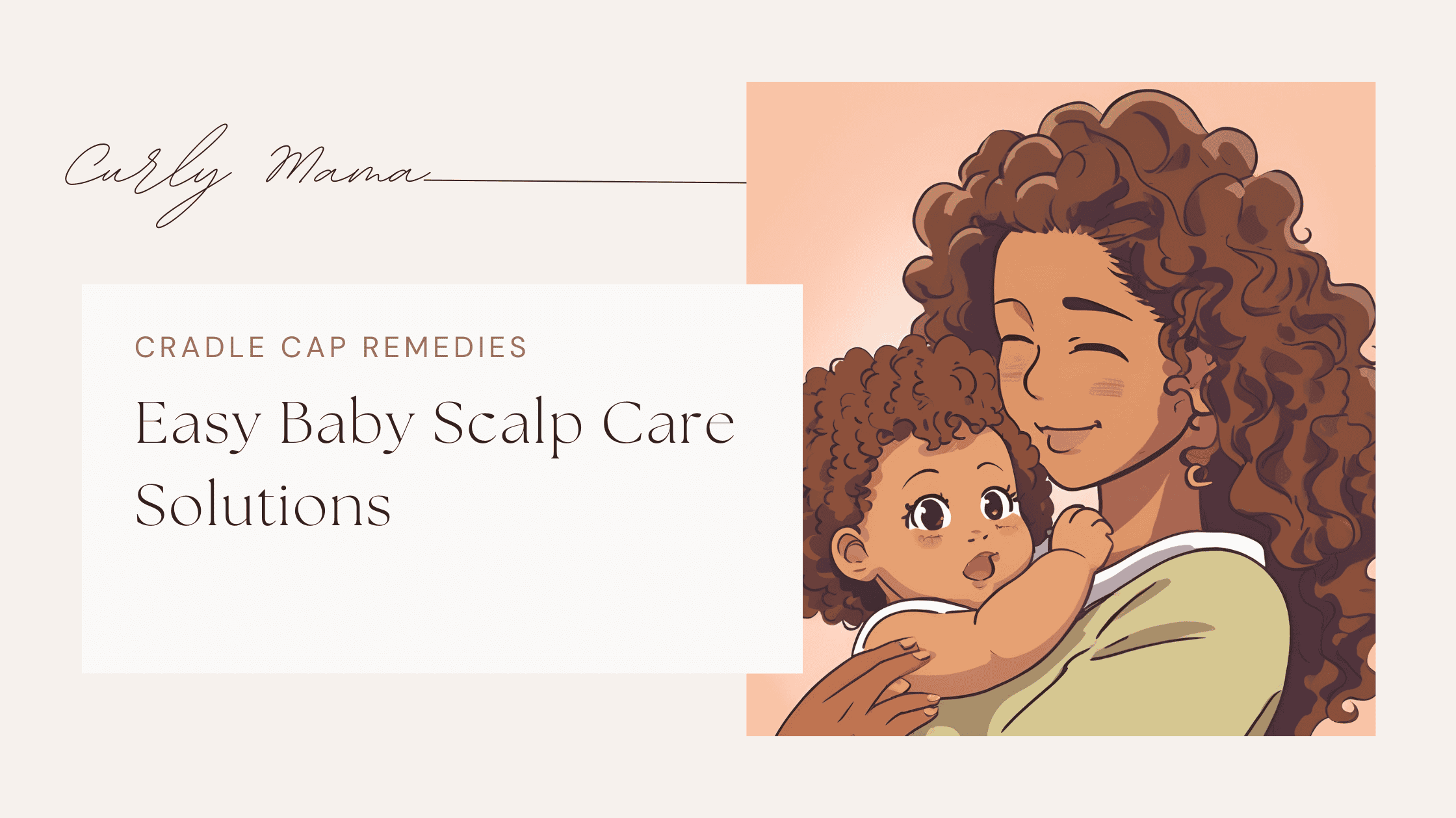 A image of a mother tenderly embracing her toddler with curly hair