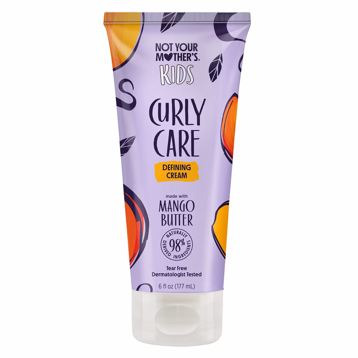 Not Your Mother's Kids Curly Care Moisturizing Conditioner in purple tube formulated with mango butter.