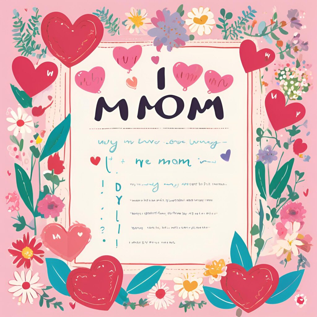 Printable why I love Mom activity for Mother’s Day