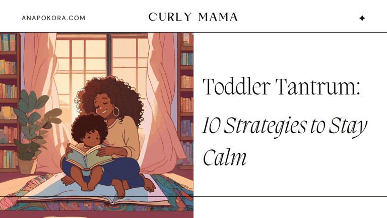 A mom holding her child as they sit on the floor reading a book