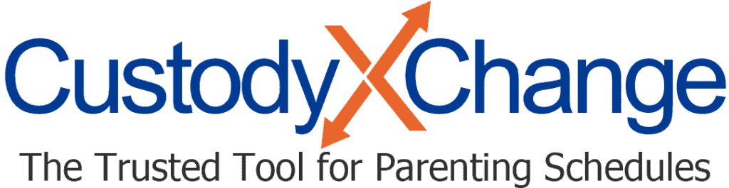 Custody X Change logo – legal-ready parenting schedule and custody tracking app