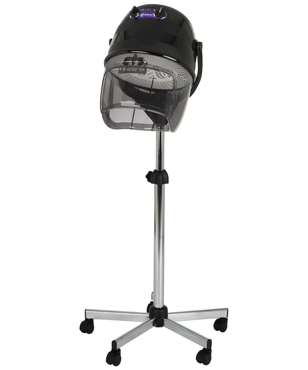 Pibbs 514 Professional hooded dryer—salon-quality standing dryer with strong airflow and even heat for roller sets and stretched styles.