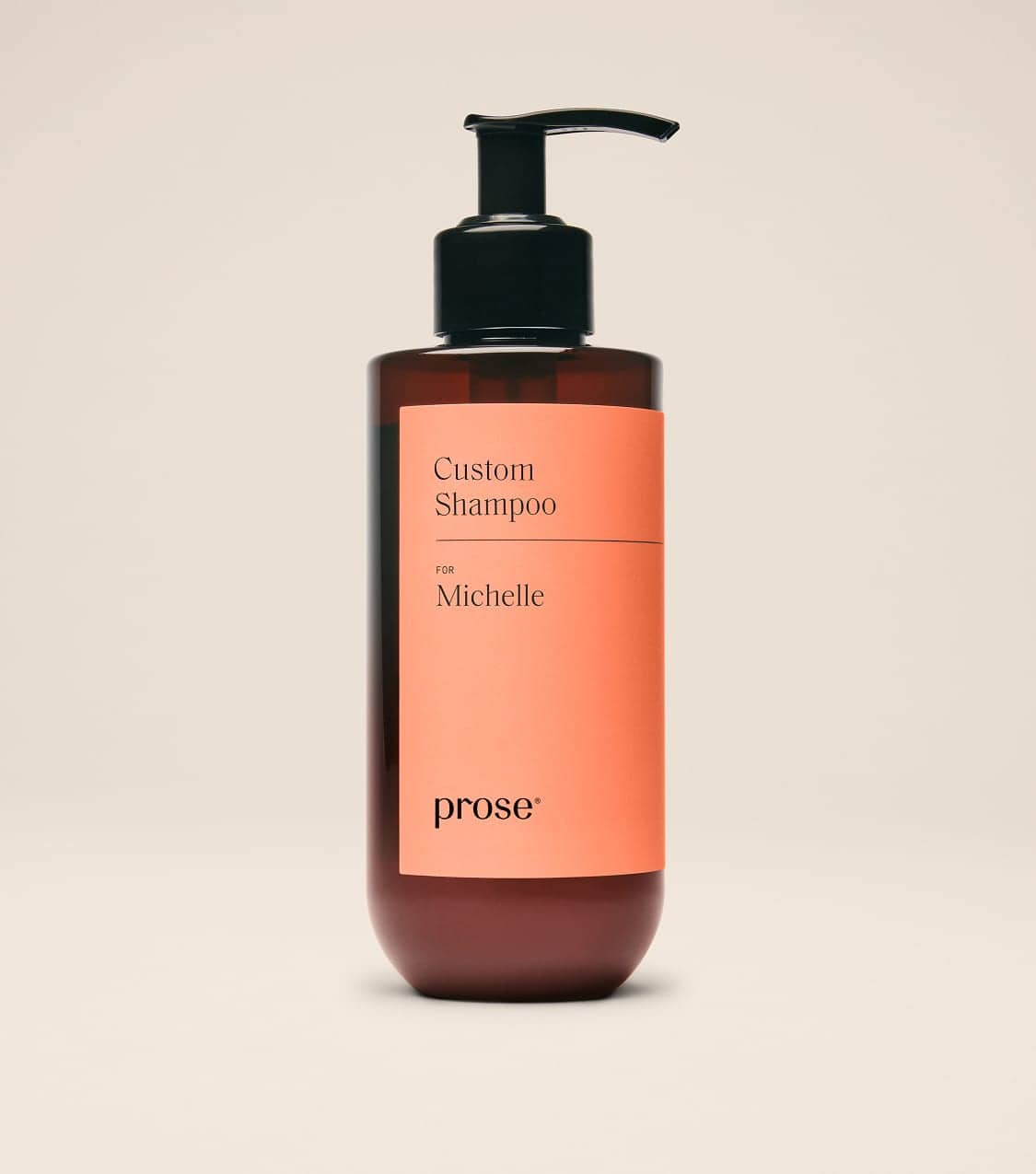 Prose Custom Curl Shampoo bottle, personalized sulfate-free shampoo designed for curly hair, tailored to curl type, scalp condition, and local climate.