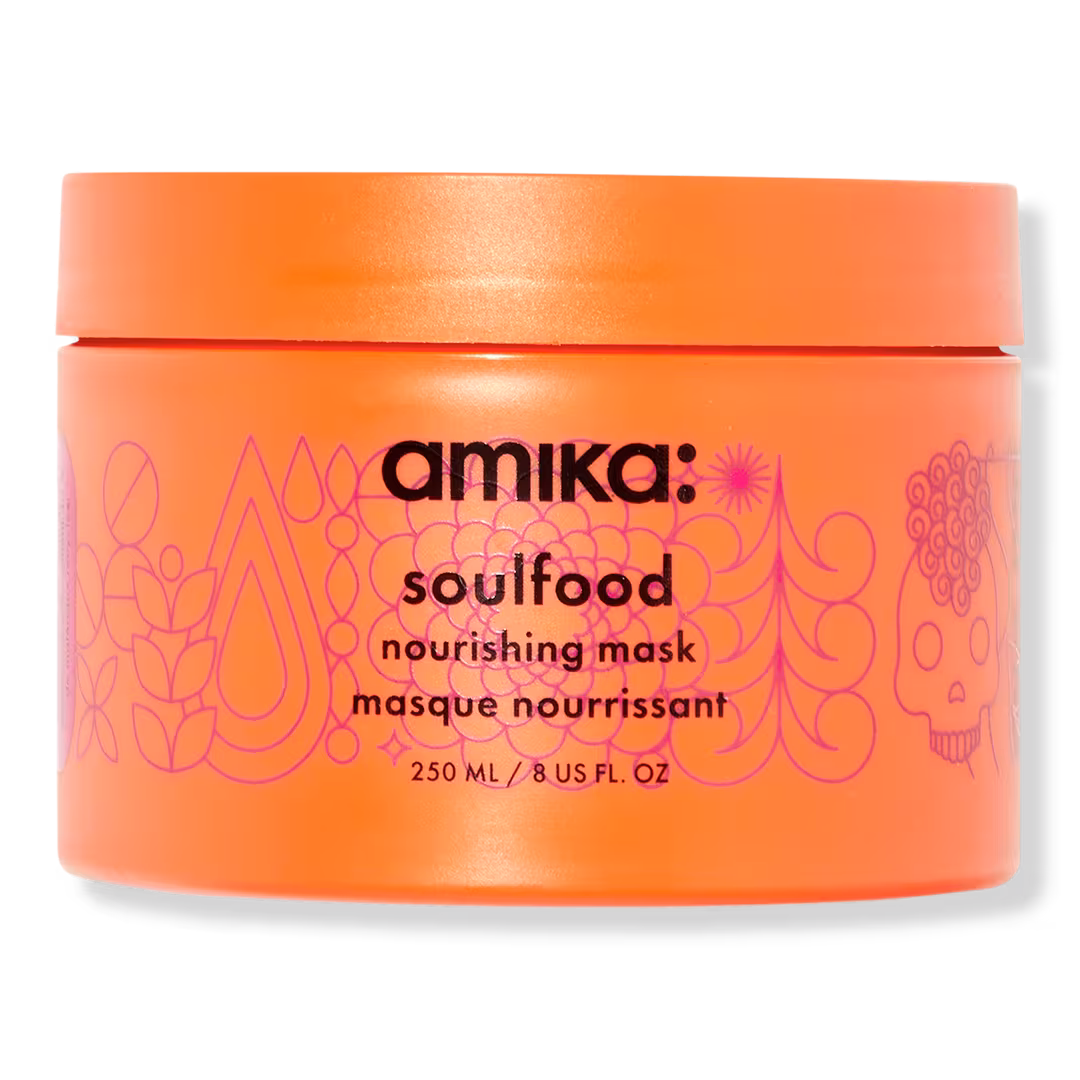 Amika Soulfood Nourishing Mask deep conditioner for color-treated hair.