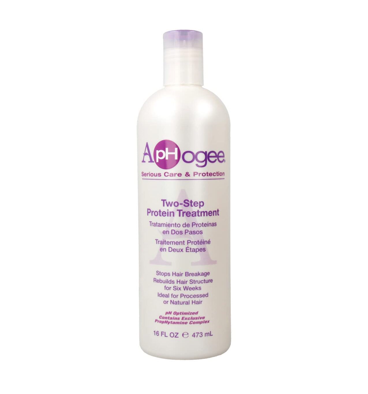Aphogee 2 Minute Keratin Reconstructor — quick protein treatment that helps strengthen and repair weak, brittle, or damaged curly hair.