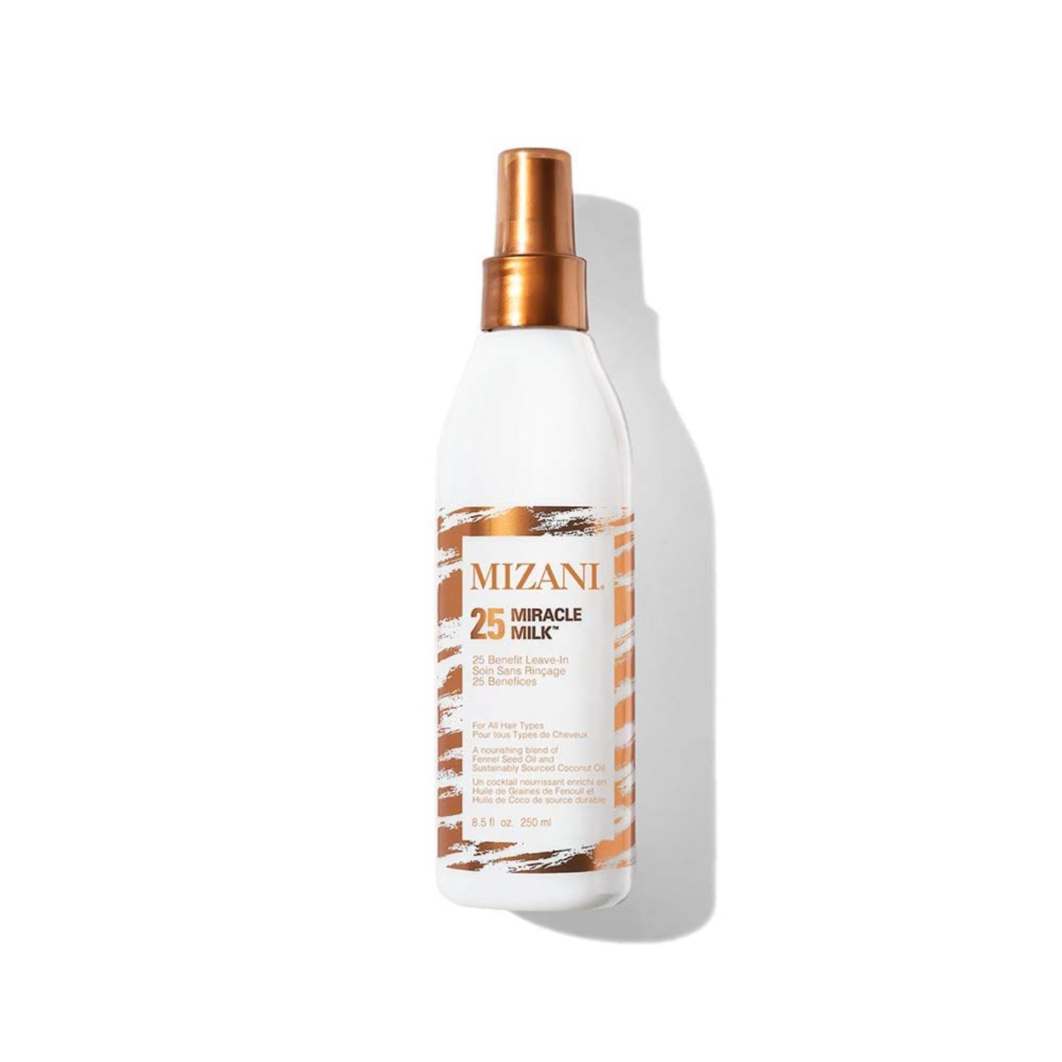 Mizani 25 Miracle Milk leave-in conditioner for color-treated hair.