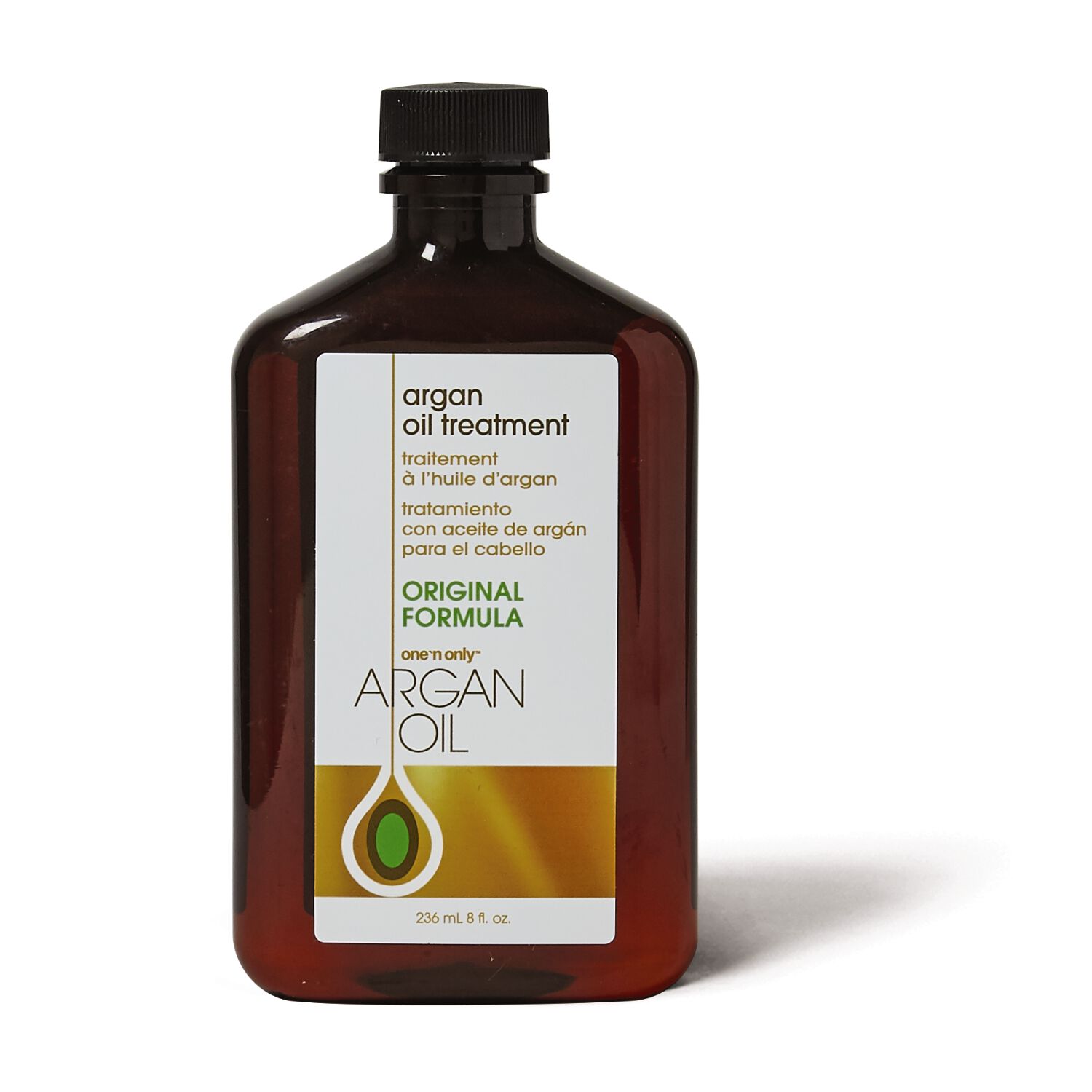 One ‘n Only Argan Oil Treatment bottle on white background