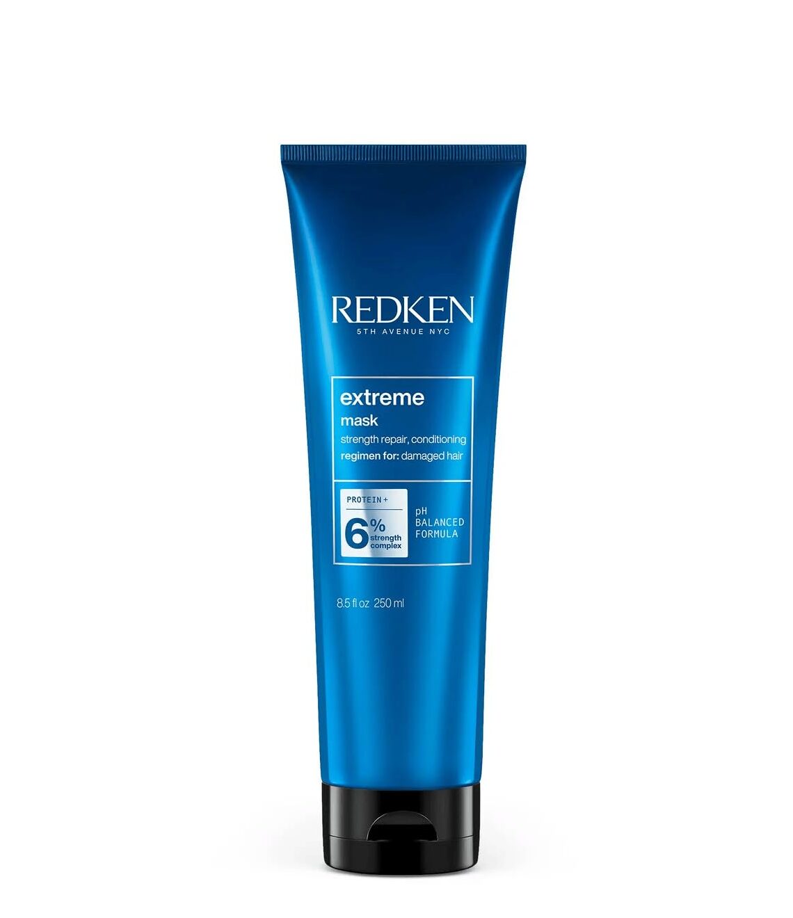 Redken Extreme Strength Builder Plus Mask tube on white background