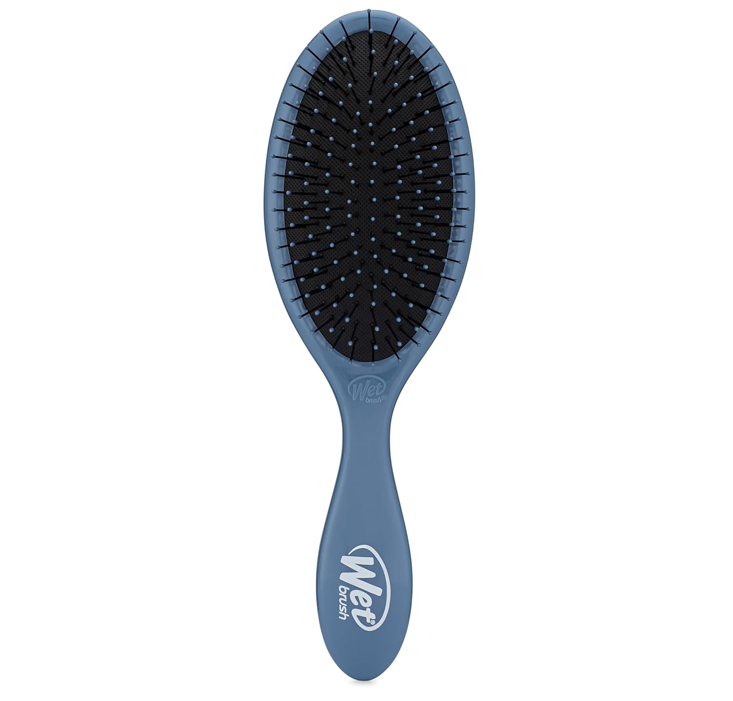 Black detangling styling brush for toddler curly hair